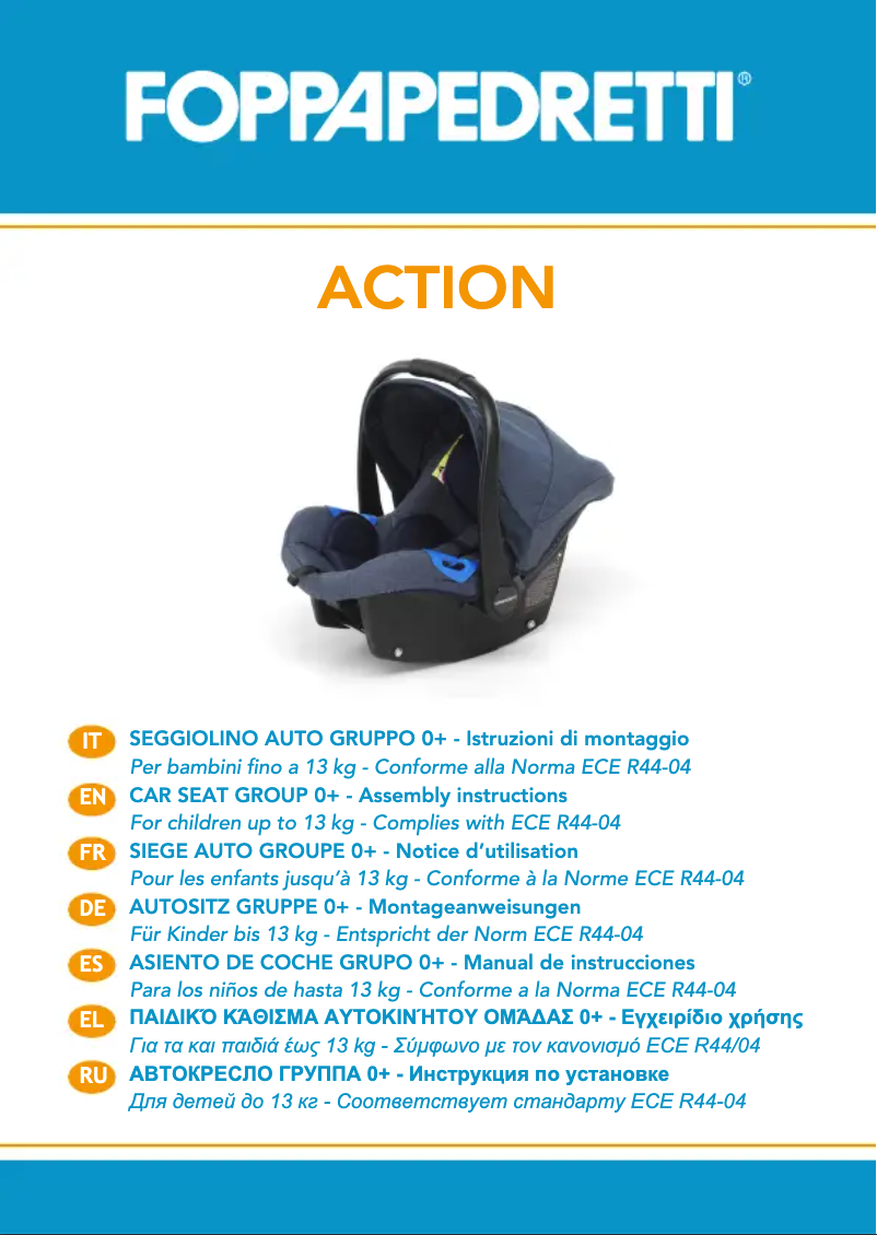 Page 1 of the manual User Manual Foppapedretti Action