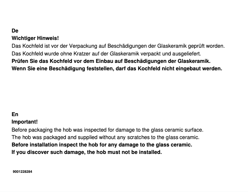 Page 1 of the manual User Manual Siemens ET651FK17E