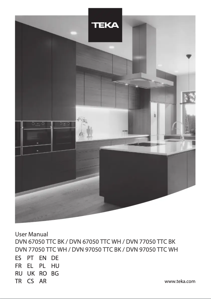 First page image of the manual for DVN 97050 TTC