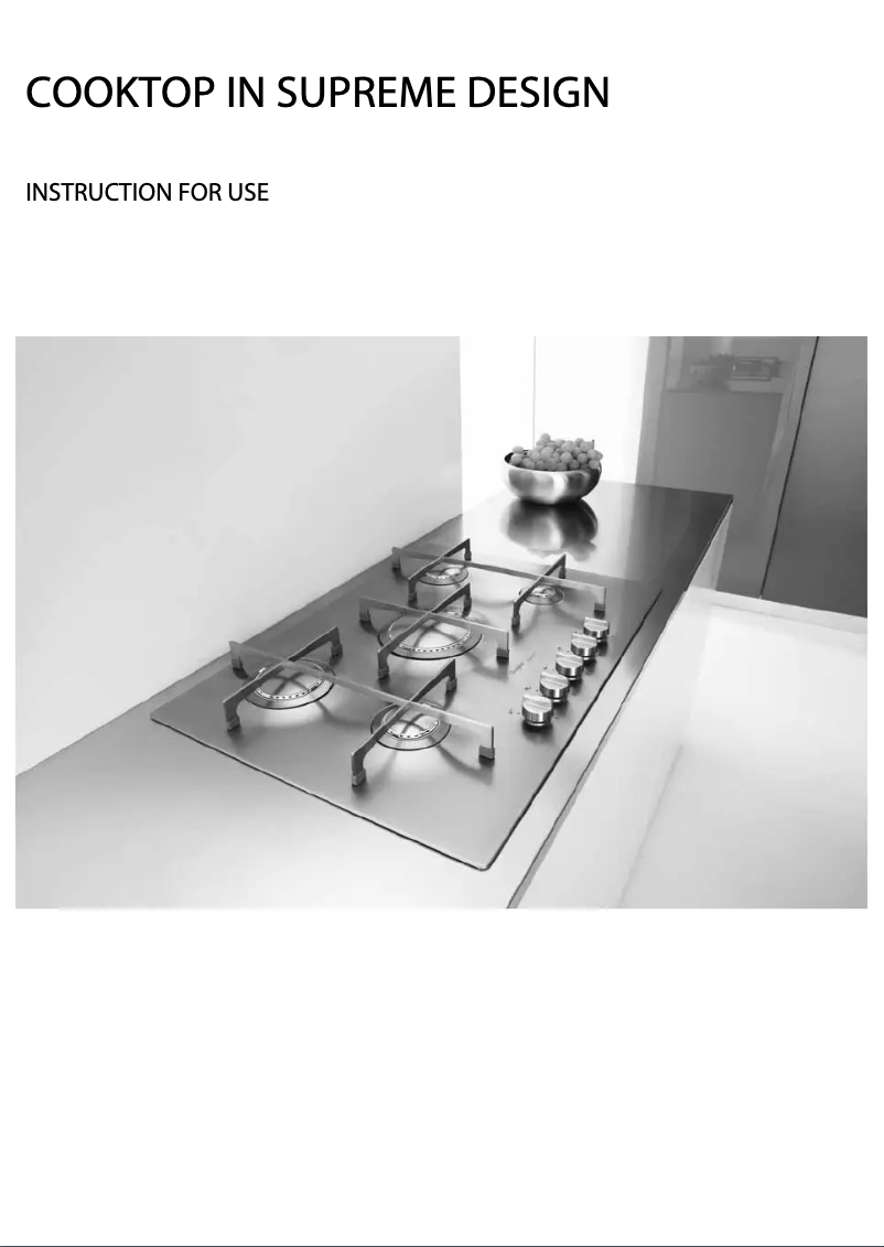 Page 1 of the manual Instructions / Assembly Whirlpool AKT 799/IXL