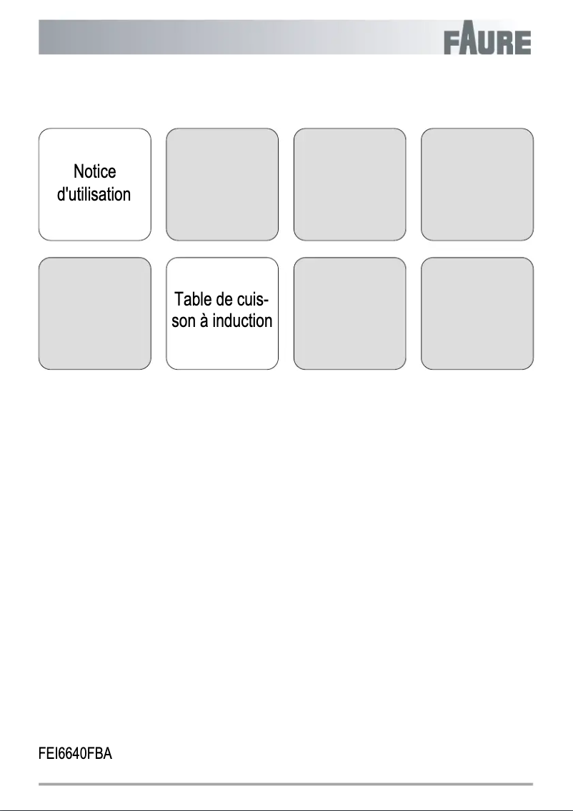 First page image of the manual for FEI6640FBA