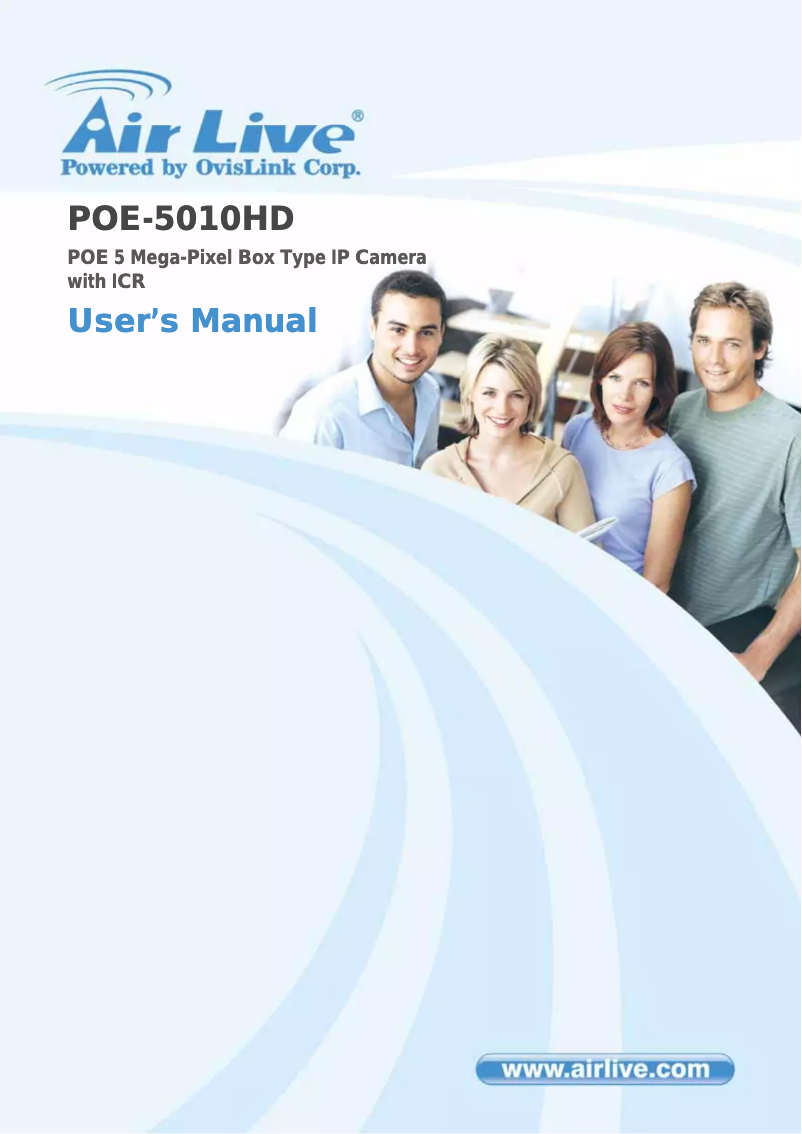 Page 1 of the manual User Manual AirLive POE-5010HD