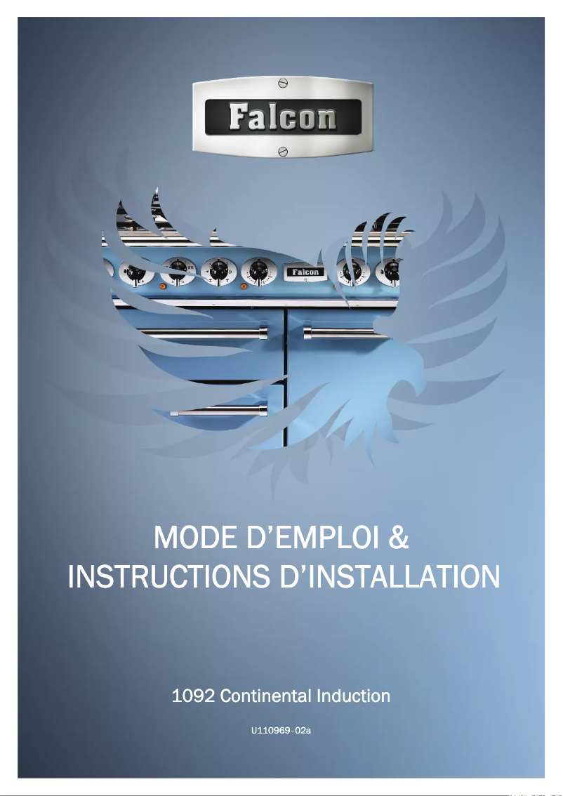 Page 1 of the manual User Manual Falcon 1092 Continental