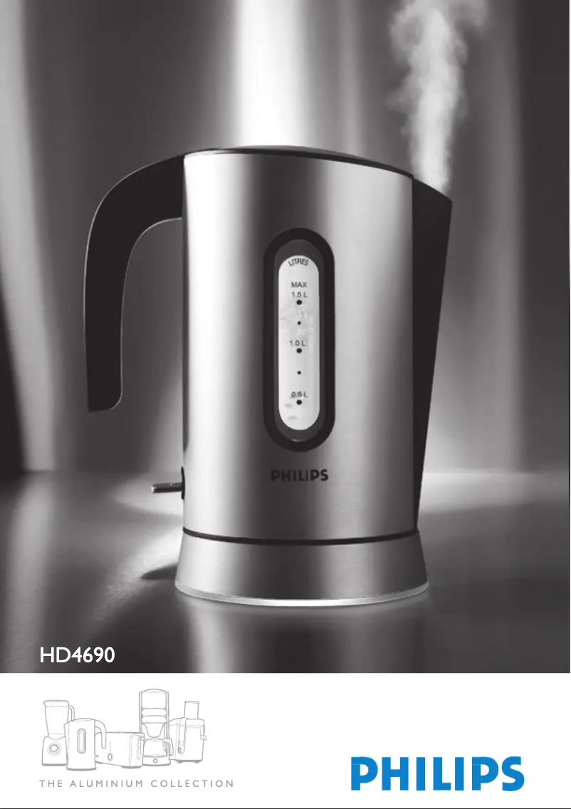 First page image of the manual for Aluminium HD4690