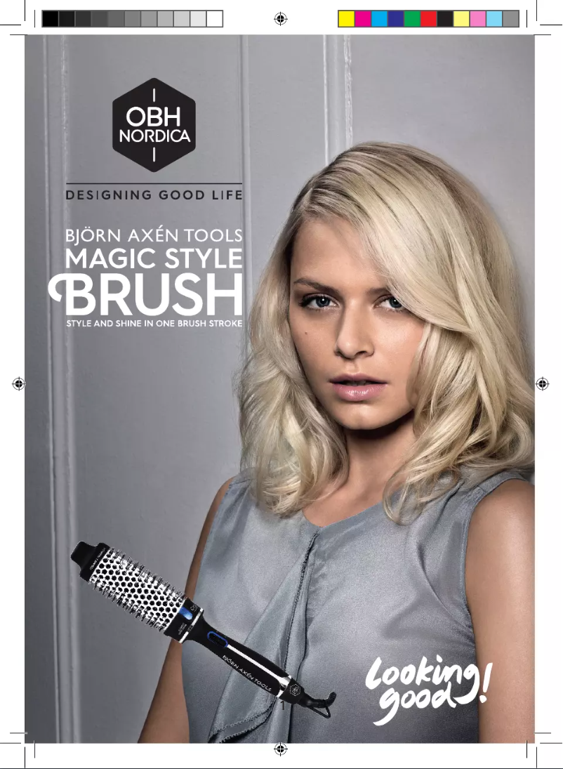 Page 1 of the manual User Manual OBH Nordica Magic Style Brush 38