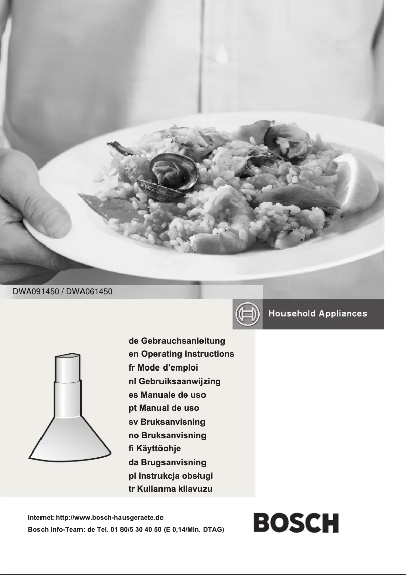 Page 1 of the manual Instruction Manual Bosch DWA061450