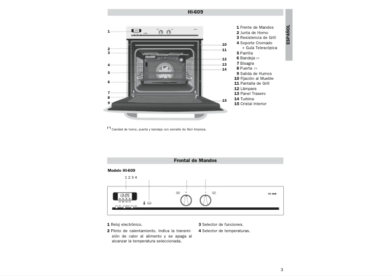 Image de la première page du manuel de l'appareil HI 609