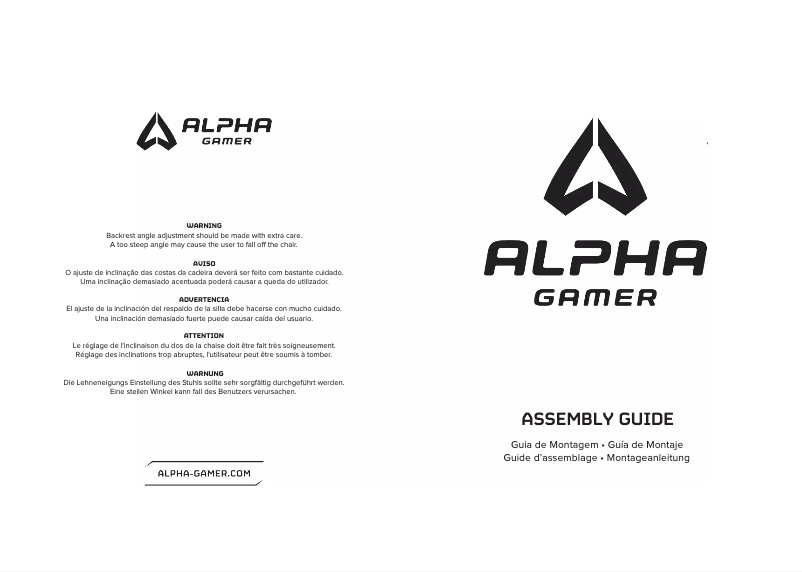 Page 1 of the manual User Manual Alpha Gamer Vega