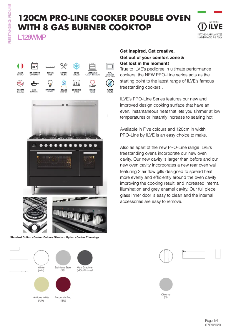 First page image of the manual for L128WMPSS