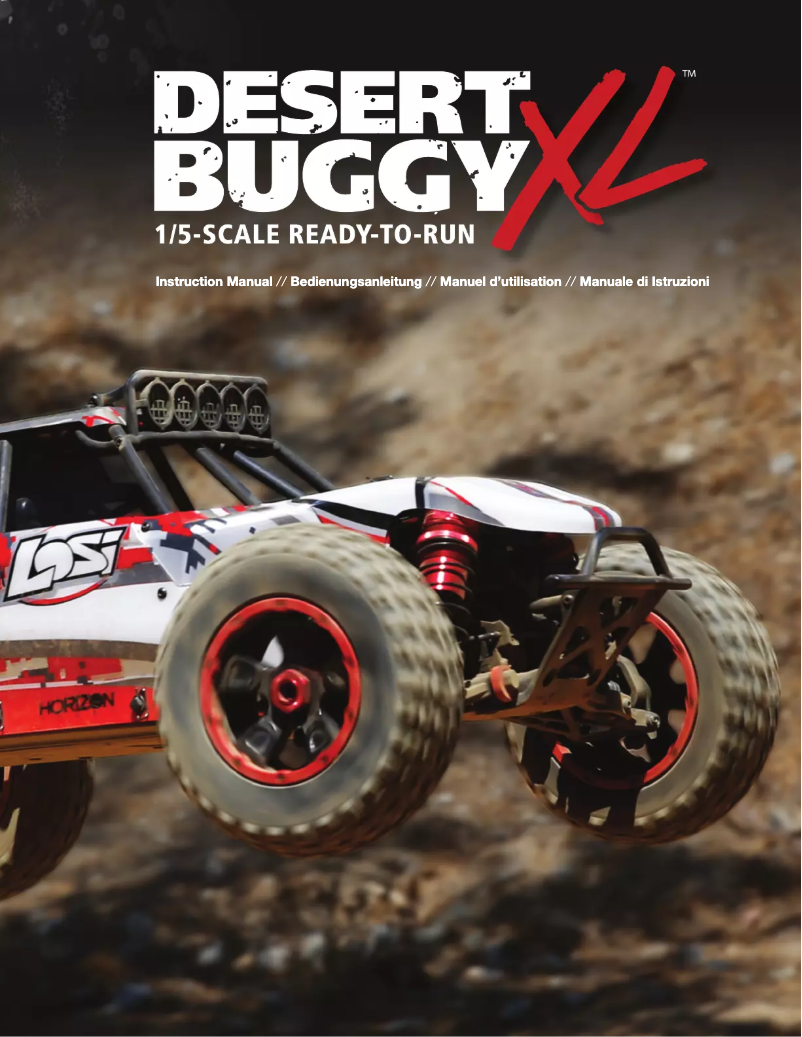 Page 1 of the manual User Manual Losi Desert Buggy XL