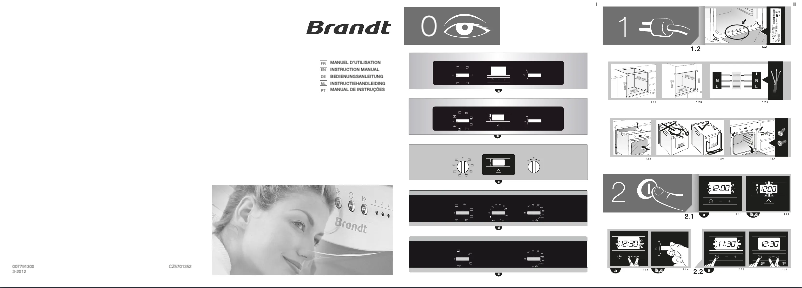 Page 1 of the manual User Manual Brandt FC1141M