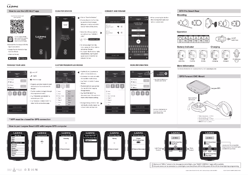 Page 1 of the manual User Manual Lezyne Macro Plus