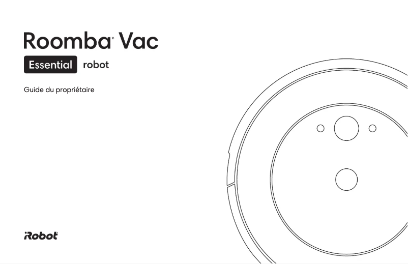 First page image of the manual for Roomba Vac