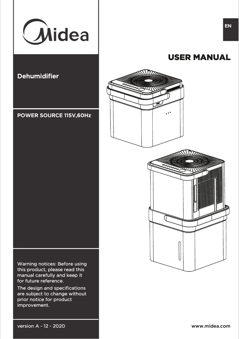 First page image of the manual for MAD20S1QWT