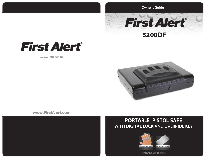 First page image of the manual for 5200DF