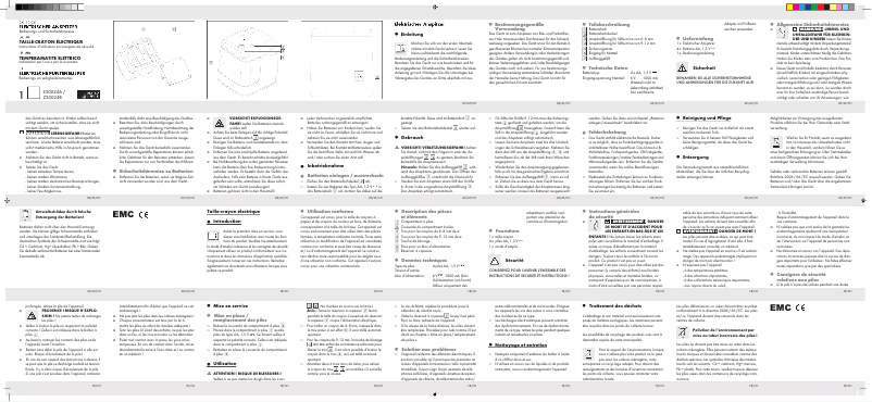 First page image of the manual for IAN 73041