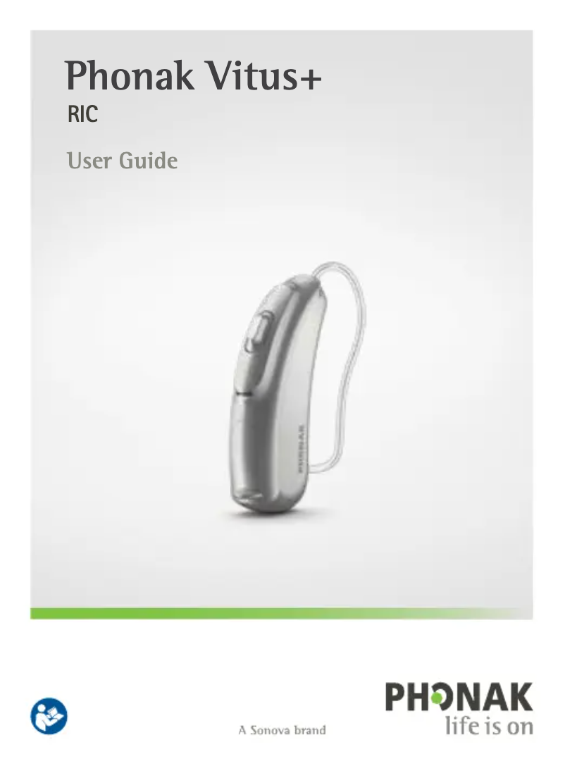 First page image of the manual for Vitus+