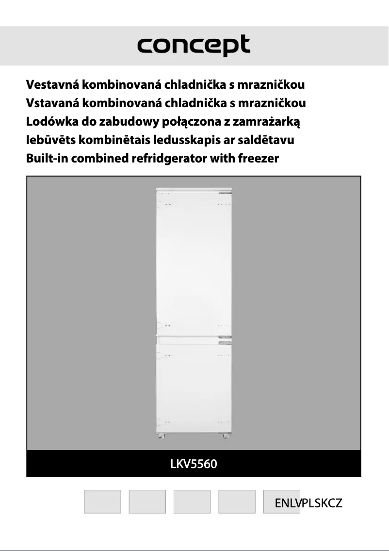 First page image of the manual for LKV5560