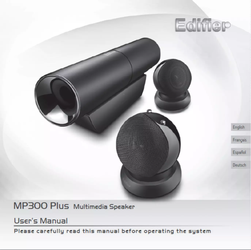 Page 1 of the manual User Manual Edifier Aurora