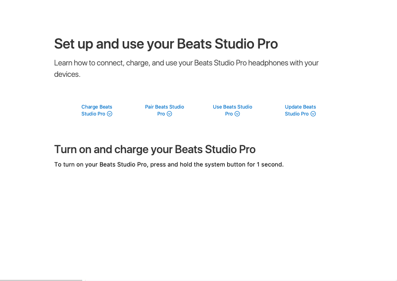 First page image of the manual for Studio Pro