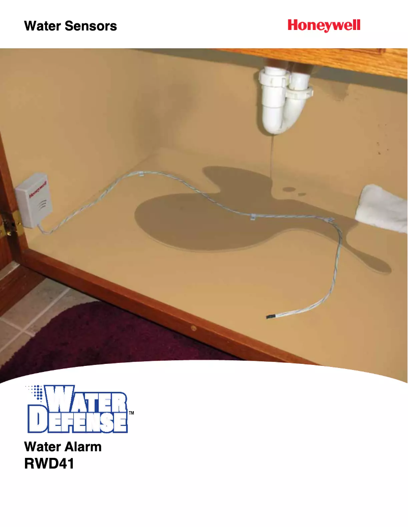 First page image of the manual for RWD41/T