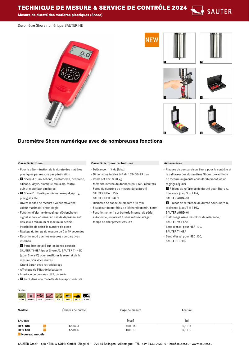 First page image of the manual for HEA 100