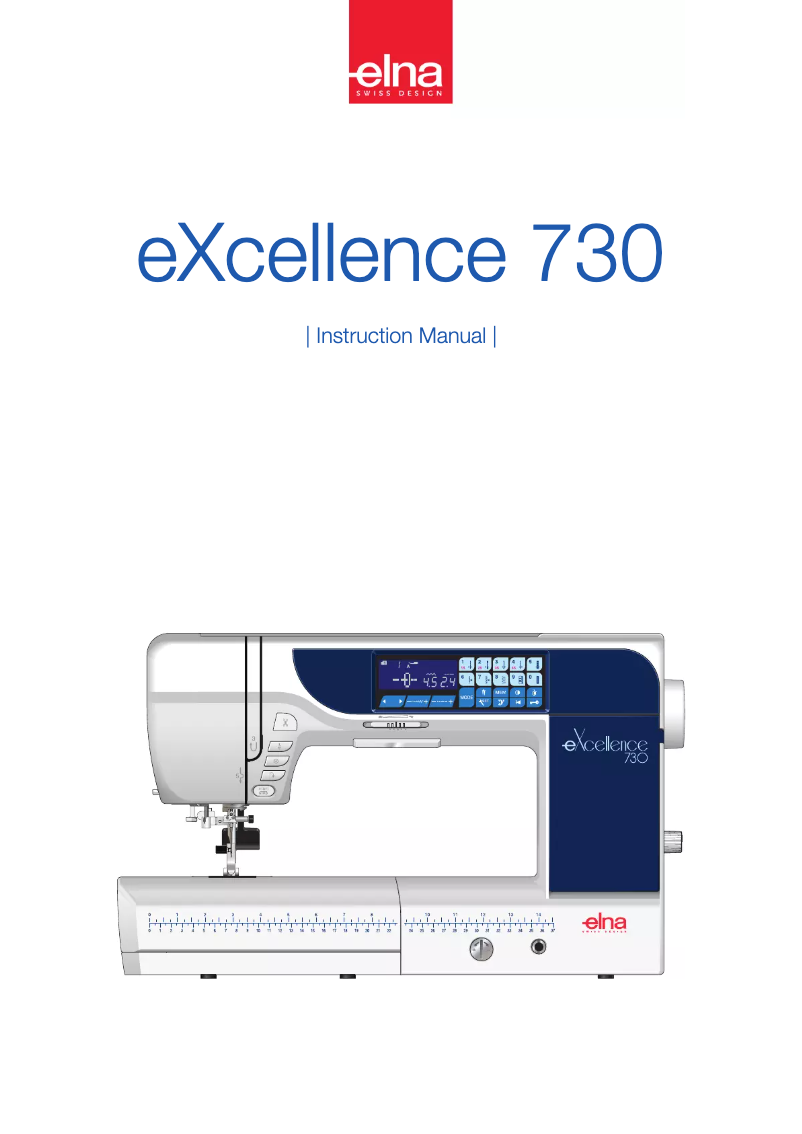 First page image of the manual for eXcellence 730