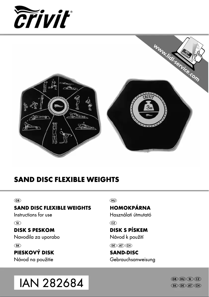 First page image of the manual for IAN 282686