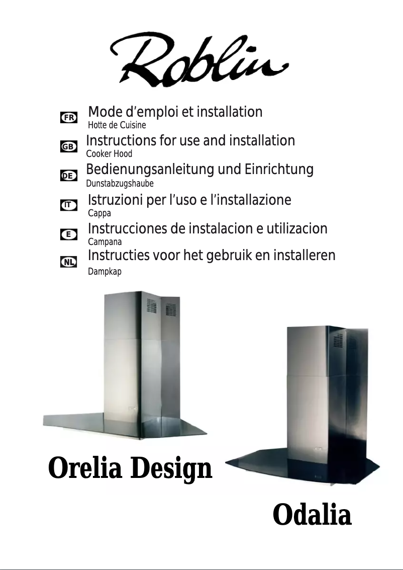 First page image of the manual for Orelia Design/2 900