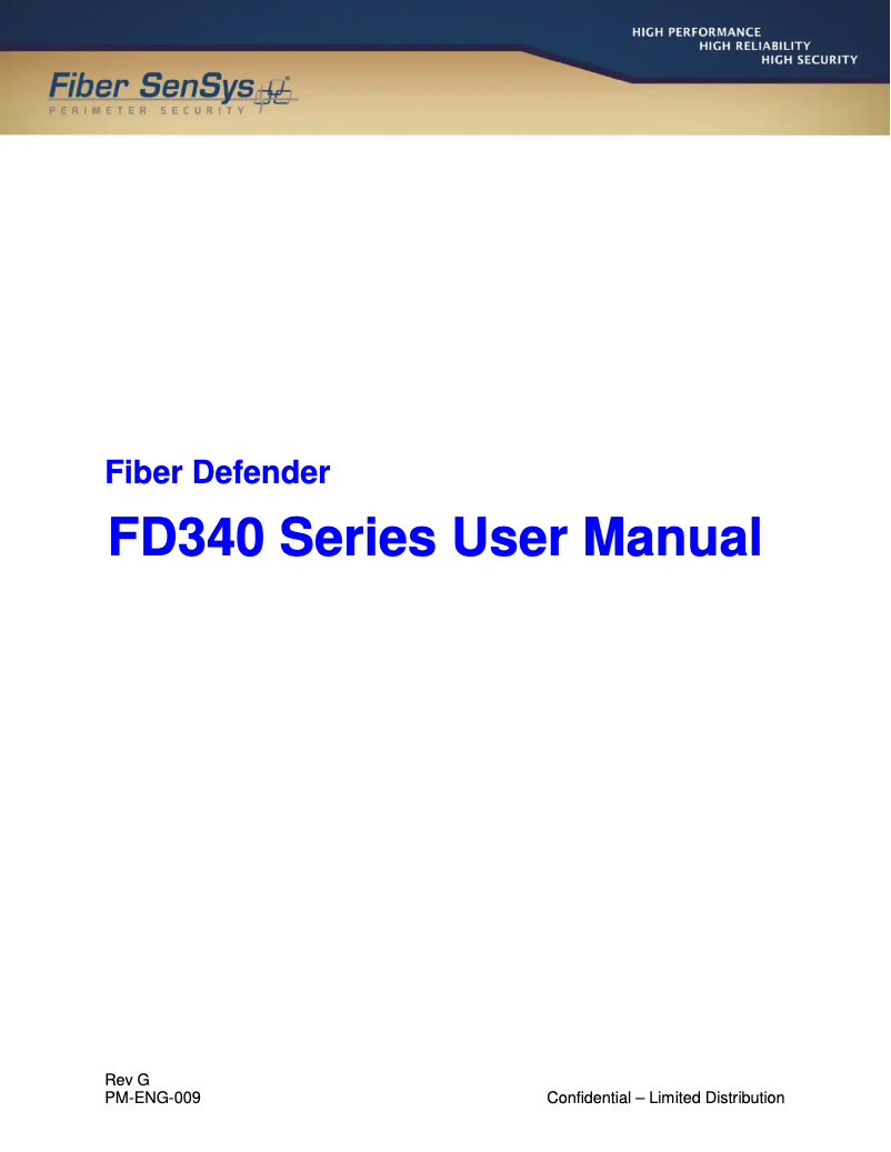 First page image of the manual for FD332