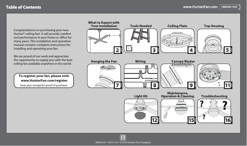 First page image of the manual for Anslee 59269