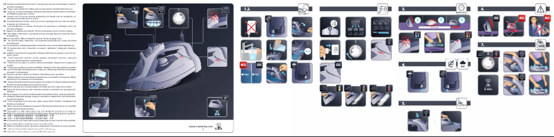 Page 1 of the manual User Manual Rowenta SteamForce DW9411