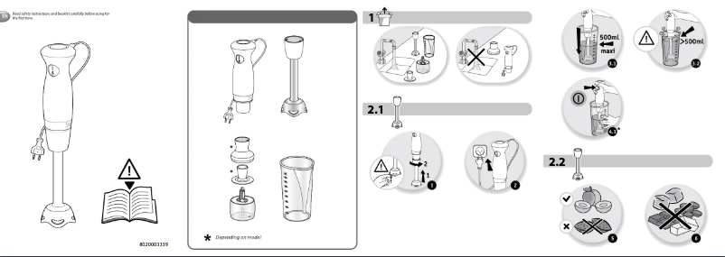 First page image of the manual for HB09