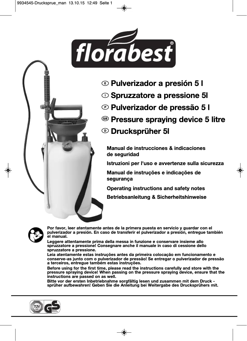 First page image of the manual for HG01665