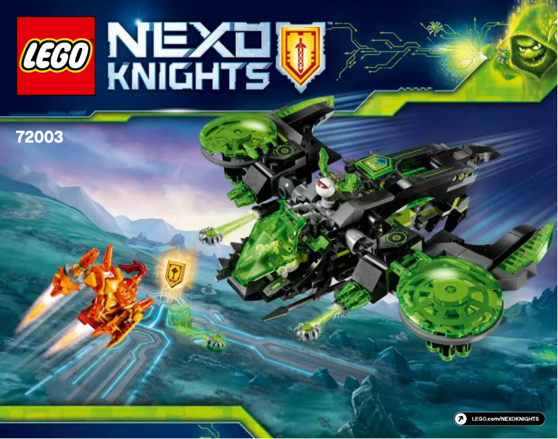 First page image of the manual for Nexo Knights 72003