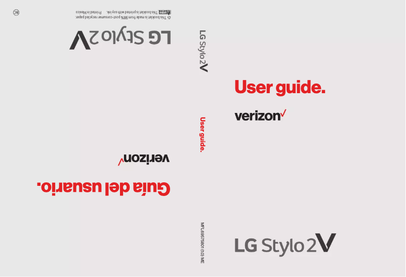 First page image of the manual for Stylo 2