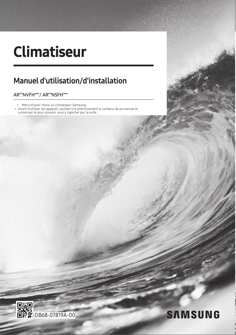 First page image of the manual for AR24NSFHEWKXSG