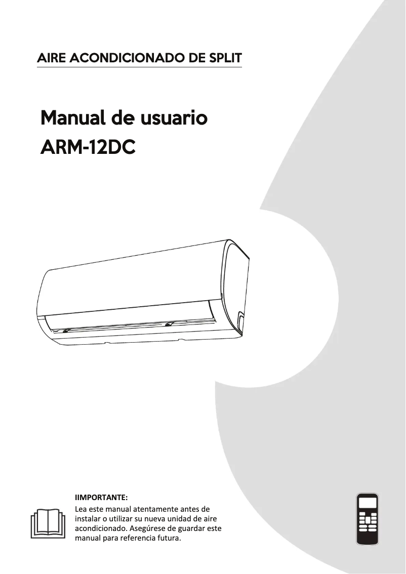 Page 1 of the manual User Manual Artrom ARM12-DC