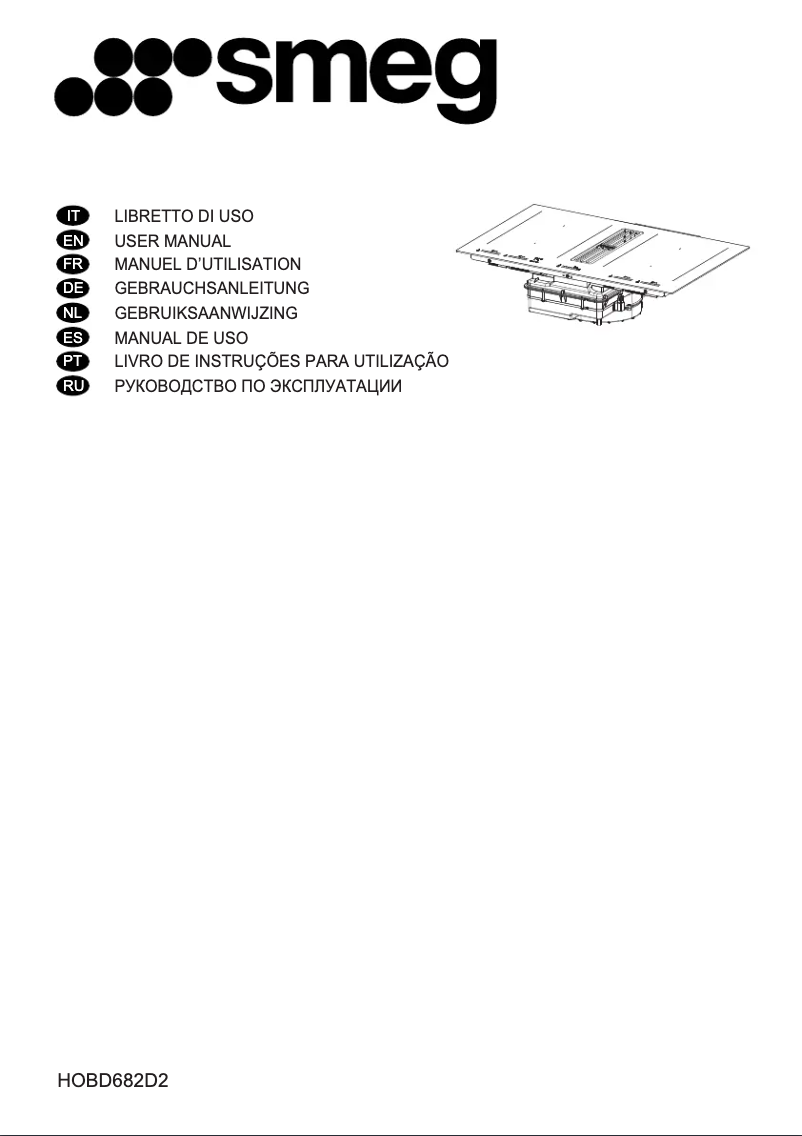 Page 1 of the manual User Manual Smeg HOBD682D2