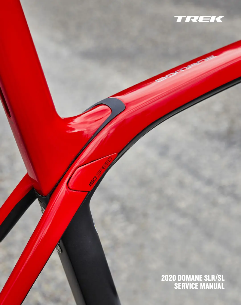 First page image of the manual for Domane SL Gen 3