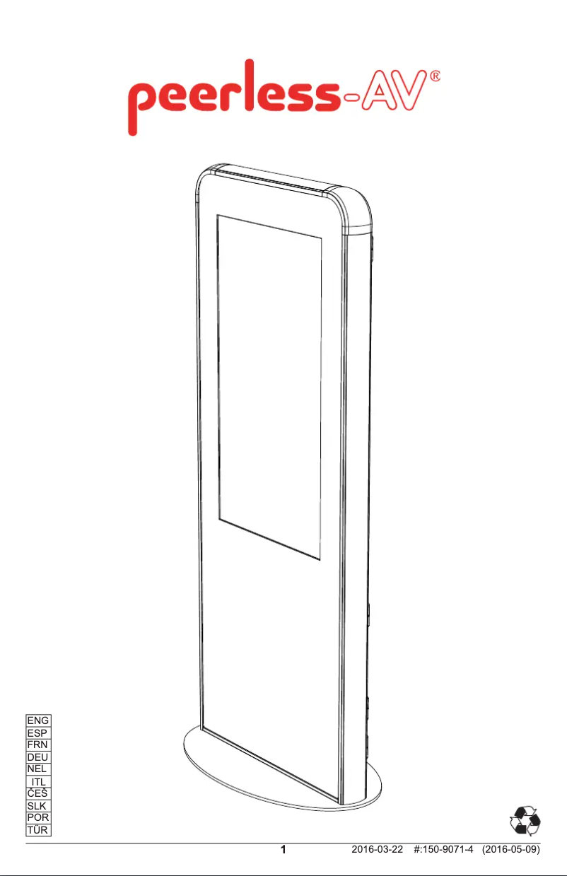 Page 1 of the manual User Manual Peerless-AV KIPC548