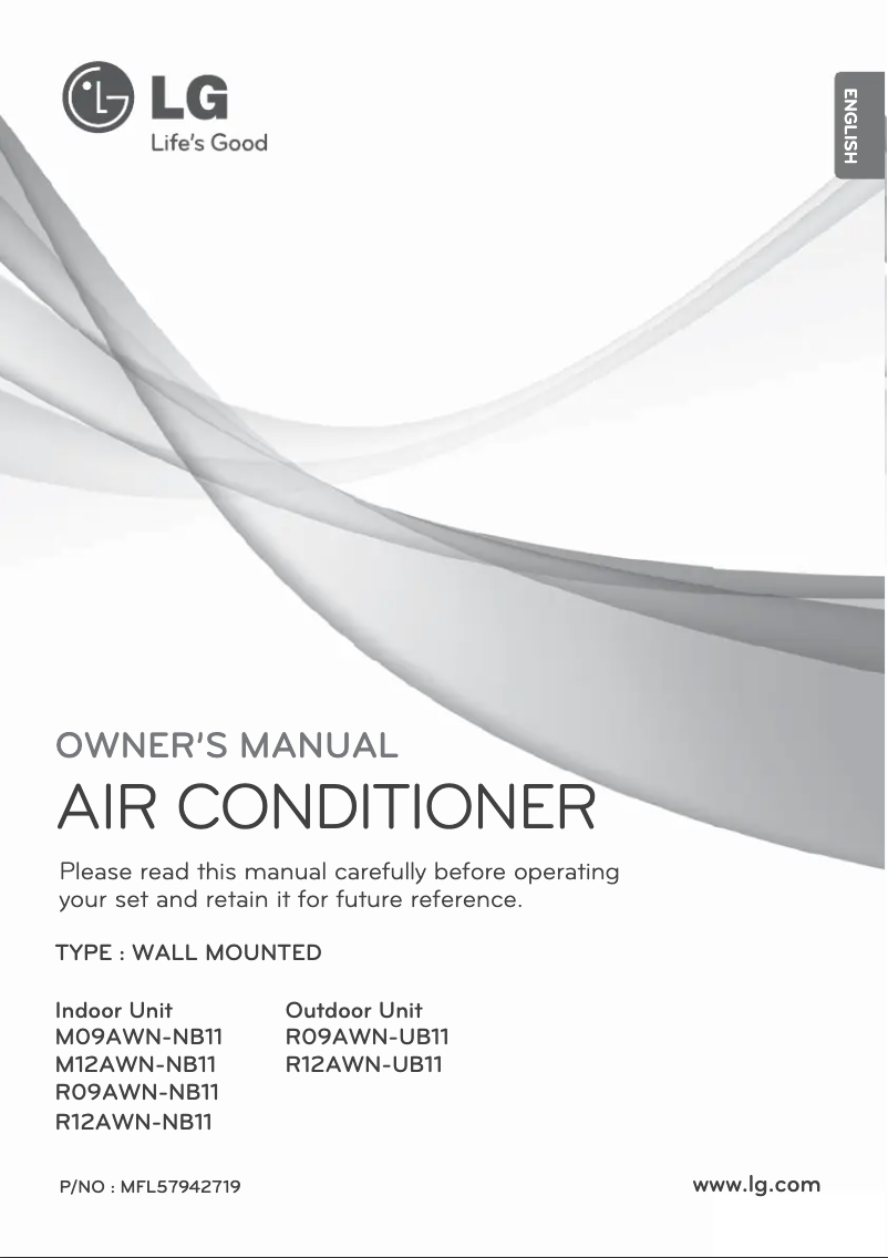 Page 1 of the manual User Manual LG R12AWN-NB11