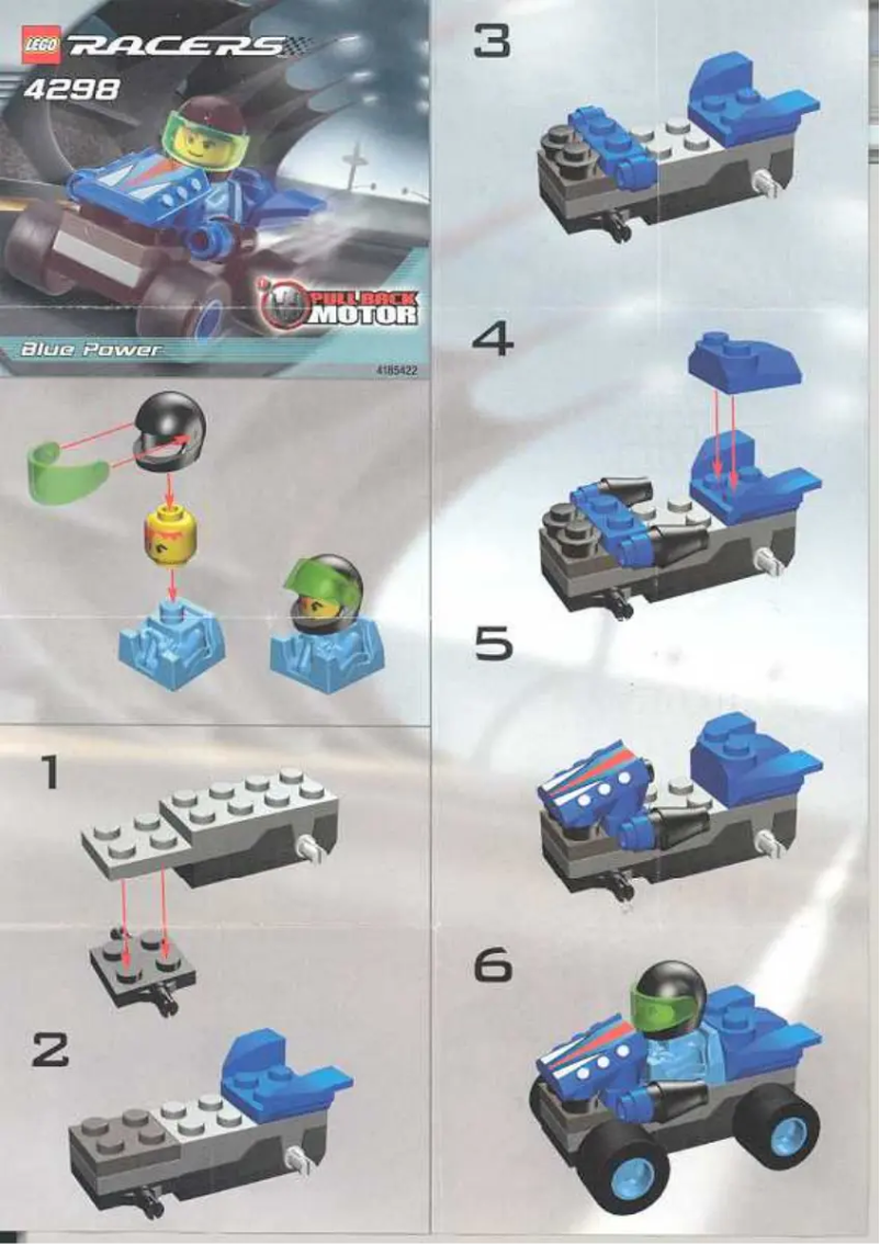 First page image of the manual for BLUE POWER