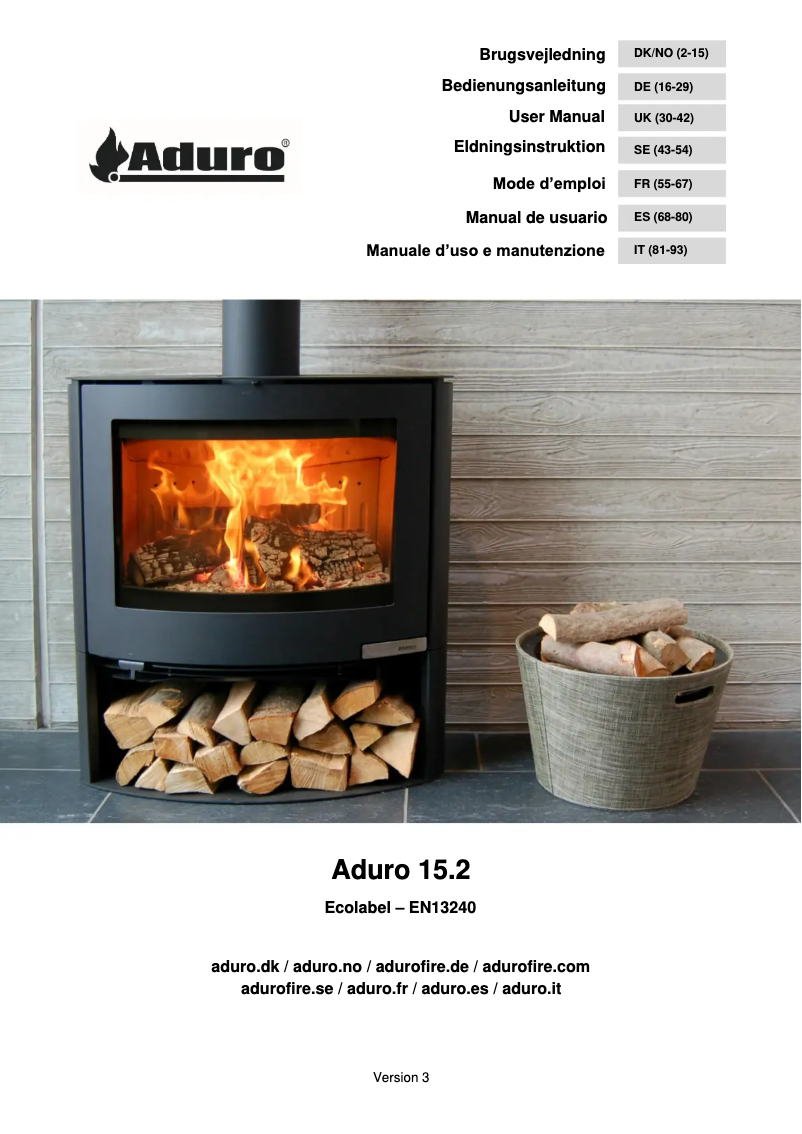 First page image of the manual for 15.2