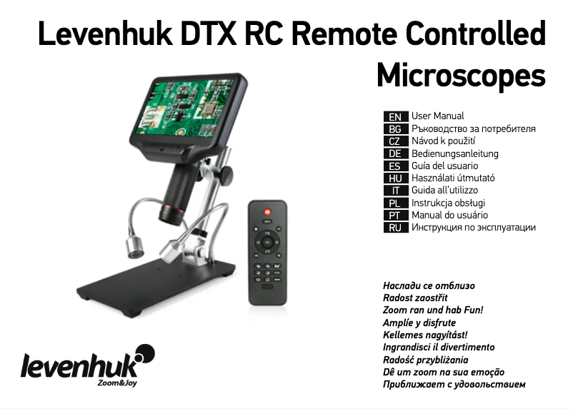 Page 1 of the manual User Manual Levenhuk DTX RC4
