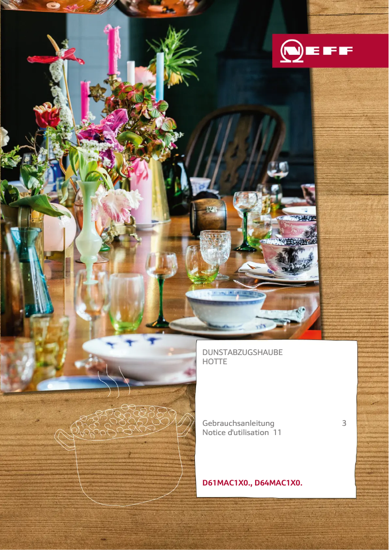 First page image of the manual for D61MAC1X0