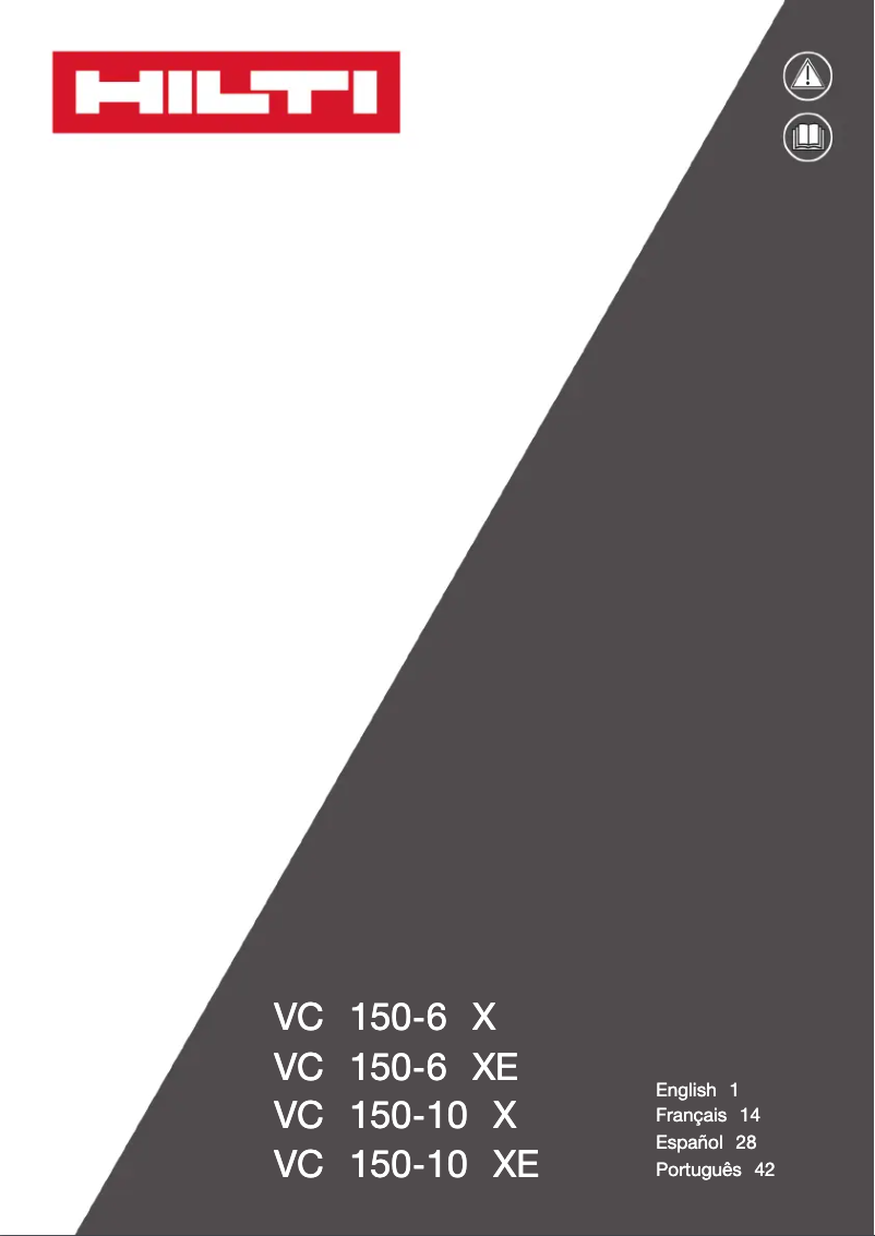 First page image of the manual for DGH 150