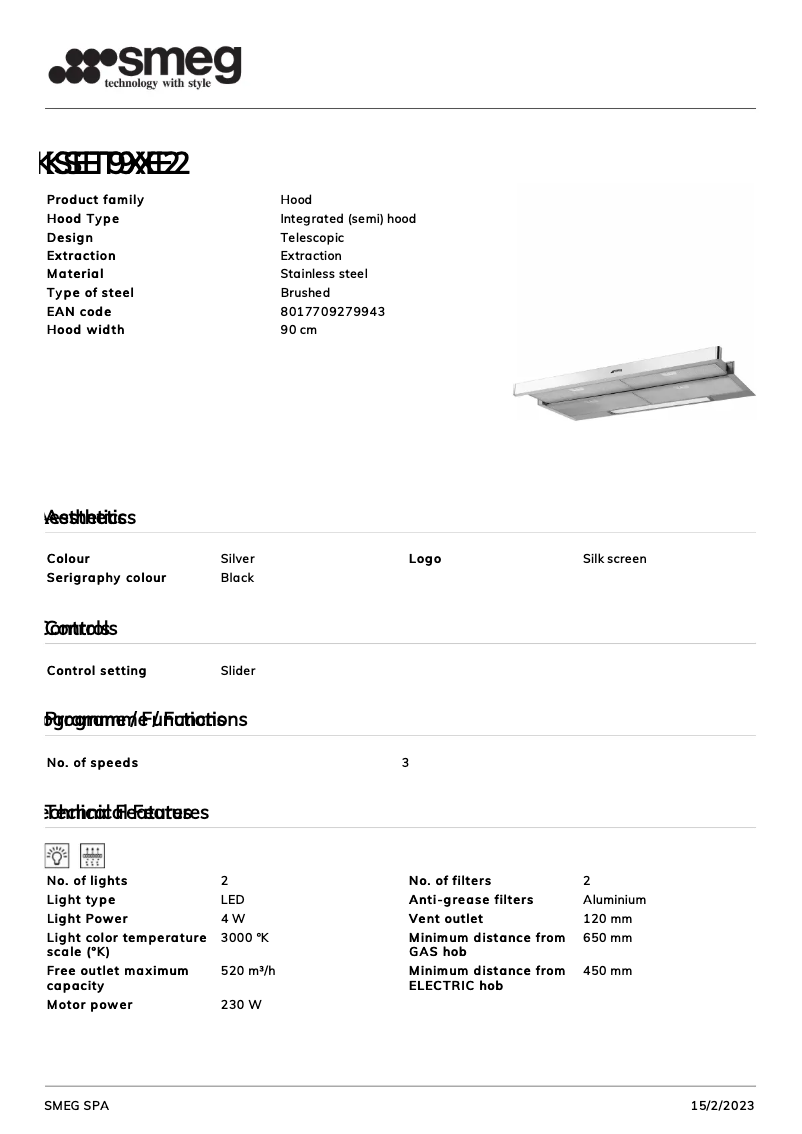 First page image of the manual for KSET9XE2