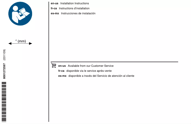First page image of the manual for T48IT100NP