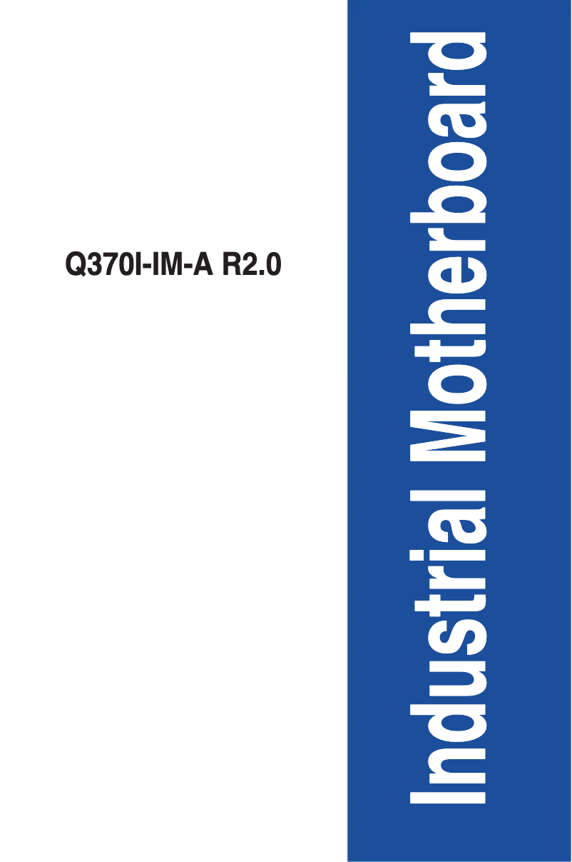First page image of the manual for Q370I-IM-A R2.0